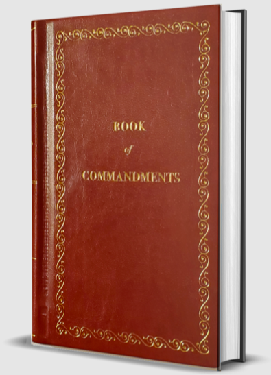 1833 Replica Book of Commandments